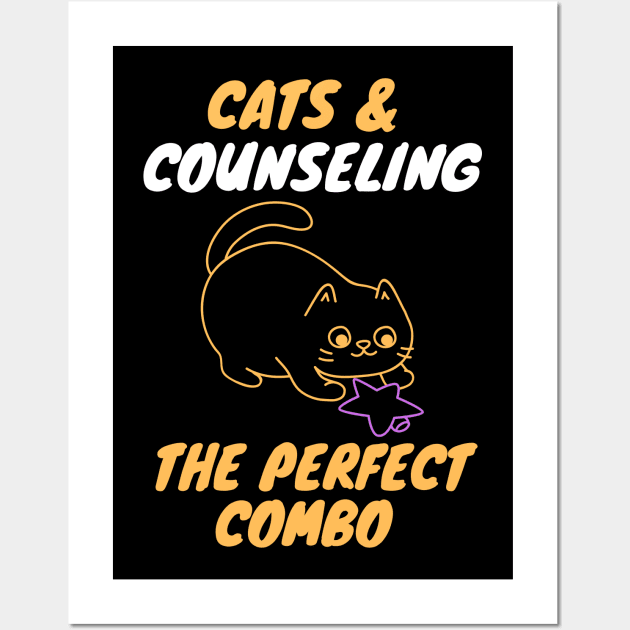 Cats & counseling Wall Art by SnowballSteps